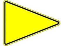 18. THE SIGN WITH THIS SHAPE AND COLOR IS A SIGN. A. NO PASSING ZONE B. WRONG WAY C. RAILROAD CROSSING D. STOP 19. WHICH OF THESE SIGNS IS USED TO SHOW THE END OF A DIVIDED HIGHWAY? A. 2 B. 4 C. 3 D.