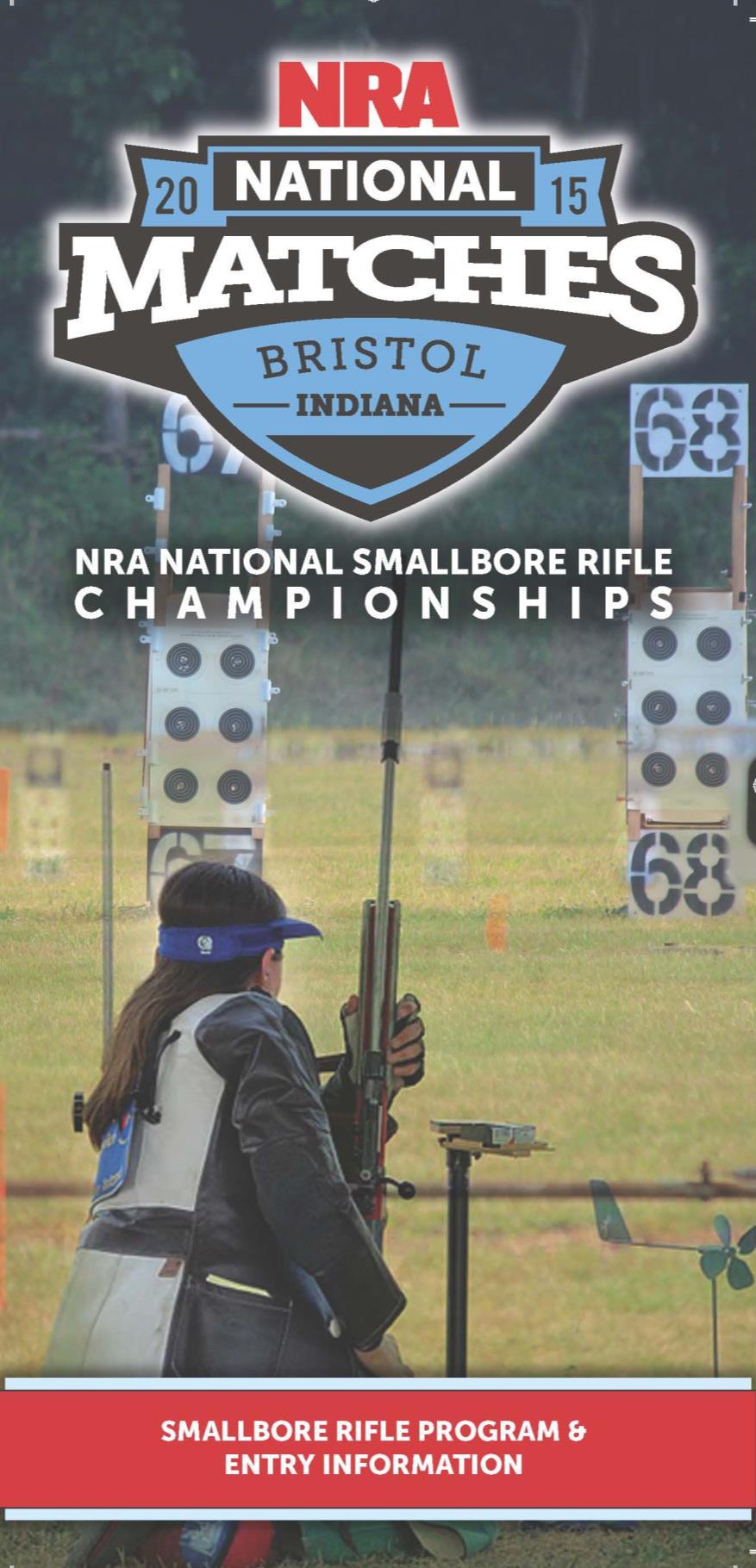 A WORD FROM OUR COMPETITIVE SHOOTING DIVISION DIRECTOR Dear National Championship Competitor, On behalf of the National Rifle Association, our volunteers and our sponsors, it gives me great pleasure