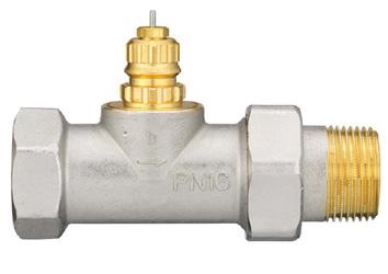 DN 20. RA-G high capacity valve bodies are used in gravity systems or in pumped one-pipe systems.