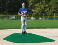 Portable Pitching Mounds True Pitch Page 2 TRUE PITCH GAME MOUNDS All True Pitch Mounds have a reinforced fiberglass base covered with green or clay color AstroTurf.