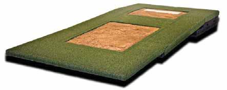 Portable Pitching Mounds RFP Mounds Page 51 Pro Style Practice Mound (Red or Green) $3,100 Youth Style Practice Mound (Red or Green) $2,850 PRACTICE MOUND RED OR GREEN Each RPF Practice Mound