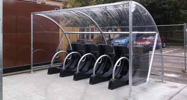 Cycle shelter designs Canterbury shelter We have designed a wide range of both single-tier and two tier
