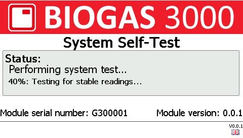 Self-Test Page 70 of 156 When switched on the module will perform a pre-determined self-test sequence taking approximately sixty seconds.