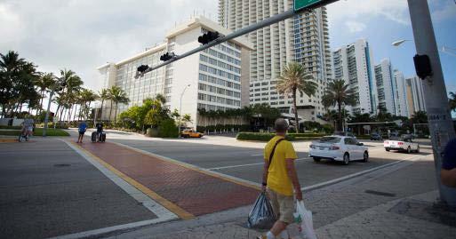 EVALUATION OF INTERSECTIONS Safety and ability to cross Collins Avenue and 163rd Street were issues noted both by public comments, City staff, and by the field review.