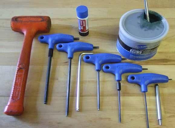 A worn allen key can round the he on a bolt not allowing for proper torque. Torque settings are listed throughout the instructions. It is also import to prep all bolt threads.