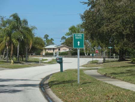 Volusia County MPO School Bicycle and Pedestrian Review Study, Phase 3C Finding: Many students must travel longer distances to and from school because of the lack of direct sidewalk connections