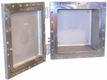 ECP Series Explosionproof Enclosures Featuring an optimized design and fast lead times for OEMs, ECP Enclosures are available in 40 standard sizes with optional conduit and device drilling and
