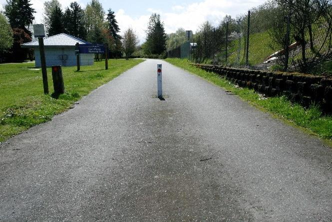 . Sometime after the construction of the section of the Green River Trail where this incident occurred, Defendant King County then installed a single bollard in the middle of the trail.