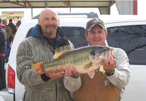 Total numbers of Bass over 5 pounds increased over last year and bass over eight pounds made a huge jump from 19 in 2007 to 35 in 2008.