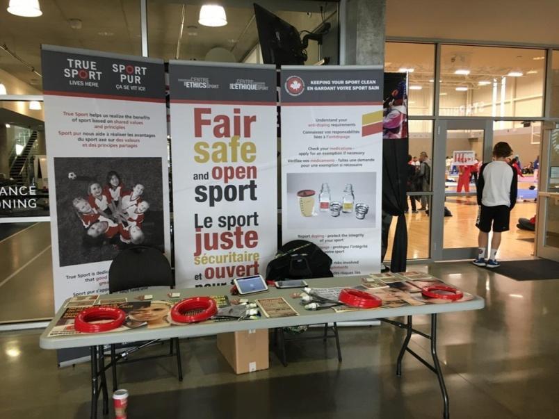 An outreach program for athletes, coaches and related parties was run by the Canadian Center for Ethics in Sport, or CCES.
