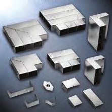 Wide Selection of Fittings External, internal, flat and tee fittings available to accommodate all types of applications.