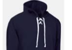 Kobe Dangler Hoodie with Hockey Lace with front Twill Applique: (8950HL) Men's: XXS to 3XL PRICE INCLUDE HAWKS TWILL APPLIQUE $64.90 (10+) $78.90 $8.