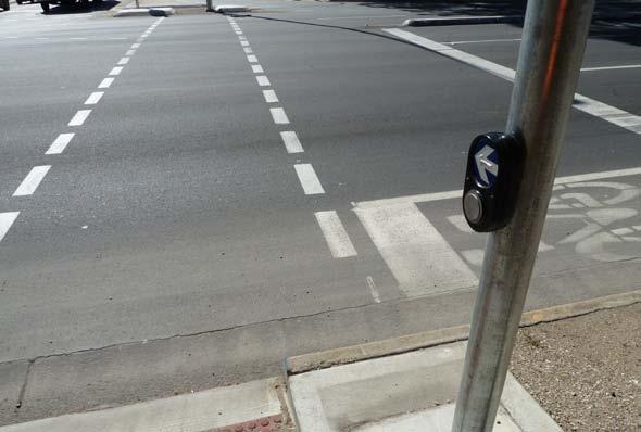 Pedestrian Crossings Figure 8.1 Pedestrian push button 8.4. Wombat crossing (Raised pedestrian crossing) The only form of zebra crossing permitted on roads in South Australia is the wombat crossing.