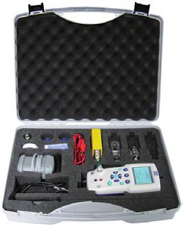 Scope of delivery Model CPH6600 hand-held pressure calibrator with integrated pump Operating instructions Test cables Calibration hose with ⅛ NPT male thread connections Adapter set consisting of: -