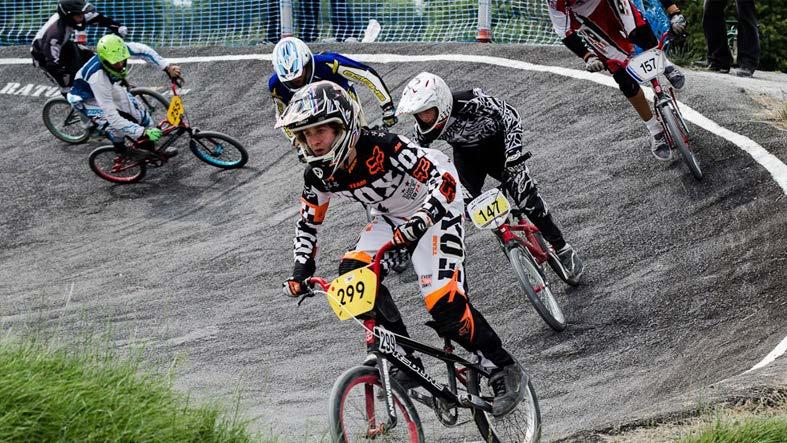WHAT IS BMX RACING BMX started in the early 1970s when children began racing their bicycles on dirt tracks in southern California, drawing inspiration from the motocross superstars of the time.