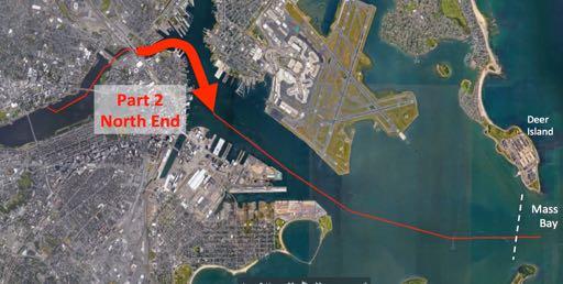 Boston Harbor Robo-Challenge Overview of the route from MIT, through the