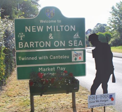 Support for the campaign in New Milton has been incredible, with 18 silhouettes now standing in silent tribute around the town, thanks to generous donations from the