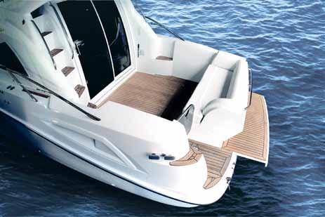 Just a few reasons why this particular boat was named Motor Boats Monthly s Flybridge Cruiser of the Year 2004, going on to take the overall Motorboat of the Year accolade too.
