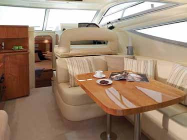 sizeable starboard cabin provide