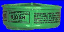Identification of Filters, Cartridges, and Canisters All filters, cartridges and canisters used in the workplace must be labeled and color coded with the NIOSH approval label The