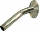 Shower Arms & Flanges MB132498 (PB)* MB132499 (AB) MB132530 (WH) MB132532 (BN)* MB132534 (ORB) Solid brass arm 6 shower arm 1/2 diameter NPT on both ends Fits all showerheads Includes 1/2 IPS
