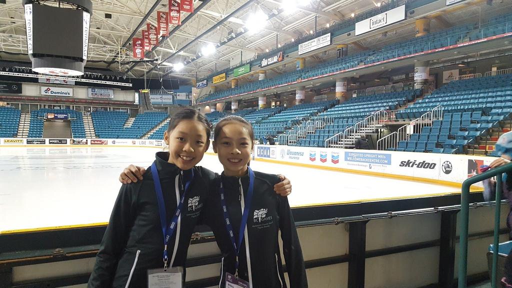 Sunset Skaters & Coach at 2018 BC Winter Games The 2018 BC Winter Games officially kicked off in Kamloops, BC on February 22.