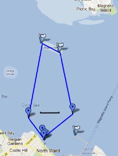 Event Outline 12km OC6 Marathon Course Middle Reef: western channel marker Middle Reef: eastern channel marker -19.232, 146.803 1km1 km Start Finish -19.230, 146.