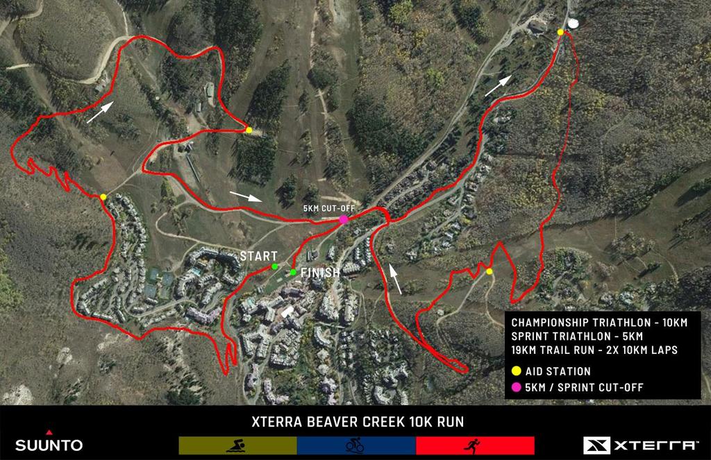 5K, 10K AND 19K COURSE MAP LEGEND 5K