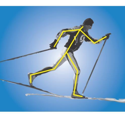 A Closer Look at the Cross Country Skills The push-off is a unique cross country skiing skill that requires a blending of flexing and extending movements.