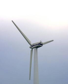 Vestas V27: 225 kw rated power output, 27 meter rotor, pitch-controlled (power