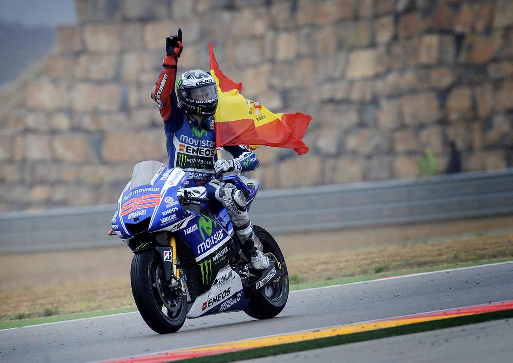 Lorenzo s Land Jorge finally claimed his first Aragon victory after a dramatic showdown at the Spanish circuit.