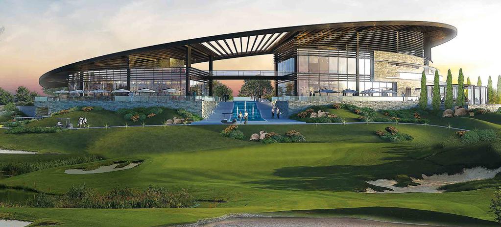 THE COMPLETE TRUMP EXPERIENCE In addition to the spectacular golf course, the Trump International Golf Club Dubai will also feature a 30,000-square-foot clubhouse, the largest of its kind in Dubai.