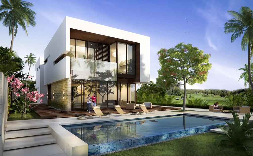 VILLAS Each of the villas and townhouses will have its own elegantly landscaped courtyard.