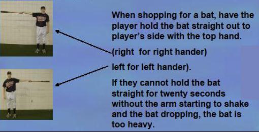The double edge sword for the parent is that kids grow so fast that the right bat today will be the wrong bat tomorrow.