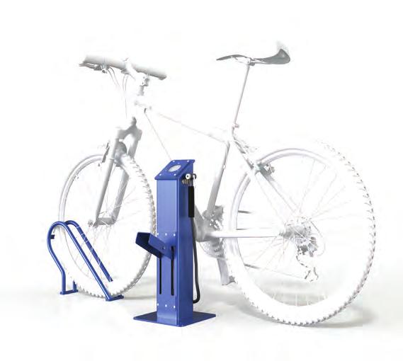 Repair Stations Product BPS01 Foot Pump A rugged bicycle pumping