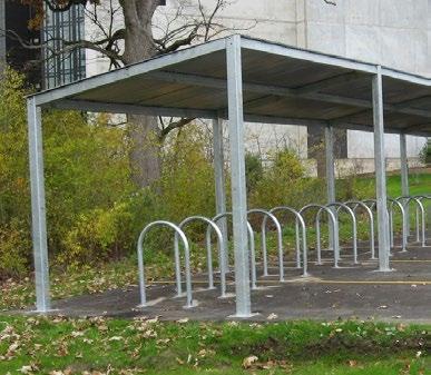 that would not normally accommodate bike parking.