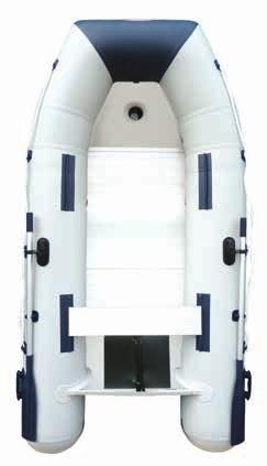 Waveline SOLID TRANSOM DINGHY WITH AIRDECK FLOOR 900g 1100 denier polyester 4 year limited warranty on seams and cloth Splashwell flaps