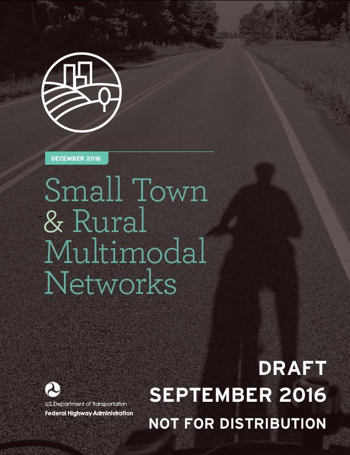 Coming Soon! Provides a bridge between existing guidance on bicycle and pedestrian design and rural practice.