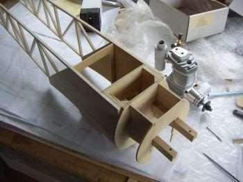 The fuselage is a box section with formers glued around to