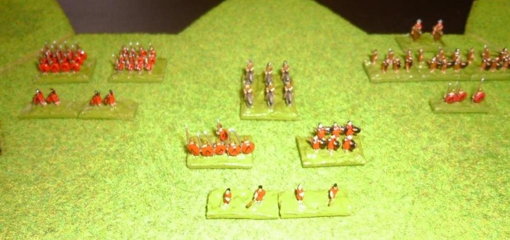 The first Division (on the left in the photograph) is formed by the Spartiates and is the very elite of the army.