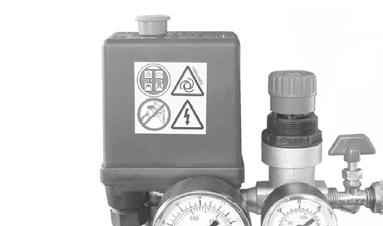 The pressure regulator should be set at its lowest setting, i.e. turned fully anticlockwise.