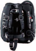 to dive with. Available with optional quick-release weight pocket system.