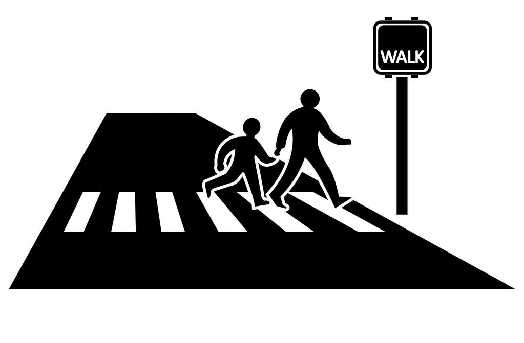 WalkSafe Vocabulary Flashcards Crosswalk The safest place to cross