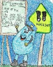Day 3 Lesson: Grades 4-5 Objective: Students will create artwork displaying their pedestrian safety knowledge.