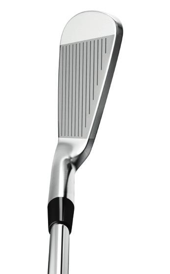 IRONS MODERN MUSCLE BALANCES THE CG IN THE CENTER OF THE FACE FOR THE HIGHEST STABILITY AND PUREST FEEL SPRING STEEL FACES IN THE LONG AND MID IRONS AMPLIFY BALL SPEED RZN POCKET LONG IRONS (2, 3, 4,