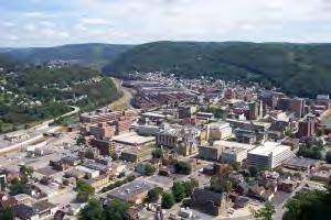 Cambria County as Regions South One valley and its hillsides Small city and suburbs, rural