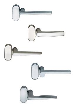 FSB Adaptor-solution Many architects and planners set store by matching lever handle designs for internal and narrow-frame doors.