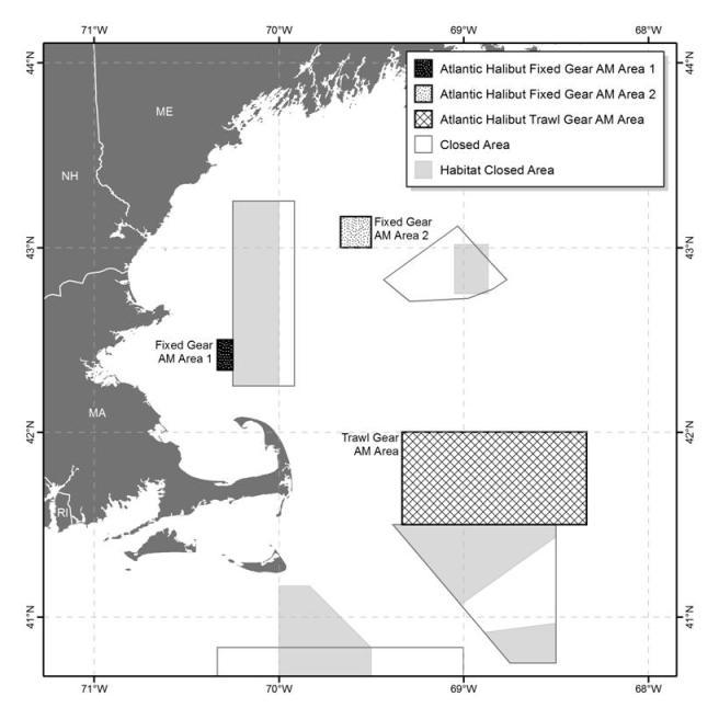 Halibut Accountability Measures AM Details: No possession and gear restricted areas Triggered in Y2 or Y3 depending