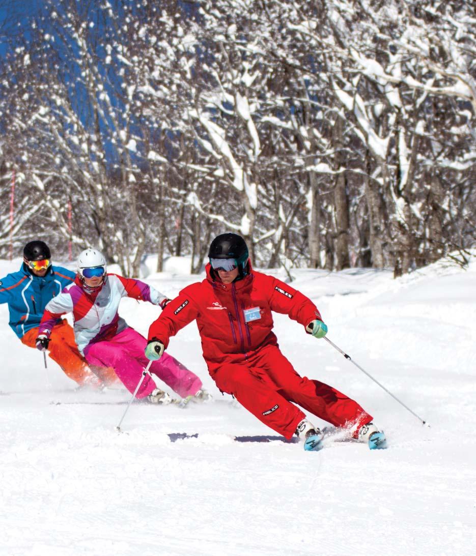 Adults 15+ yrs GROUP SKI PROGRAM SUPER 4 SKI PROGRAM TIMES MEET START SKIING FINISH 9:45am 10:00am 12:30pm FEATURES Max 4 skiers per group for optimal learning and group dynamics.