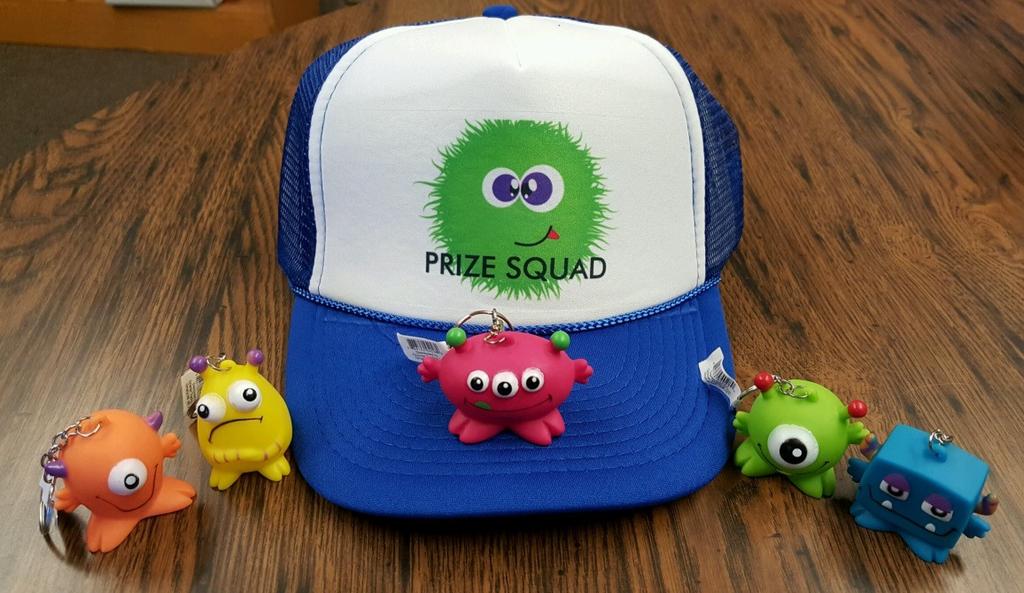 LOOK FOR THE PRIZE SQUAD!